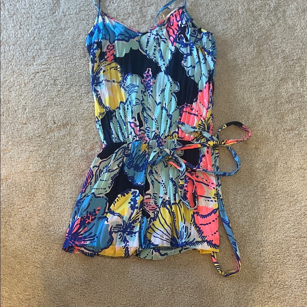 Lilly Pulitzer Multicolor Floral Romper
